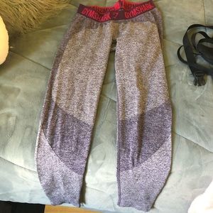 purple gym shark leggings!